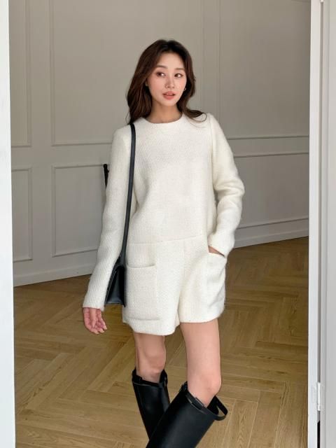 DRAMATIC TWEED SALOPETTE