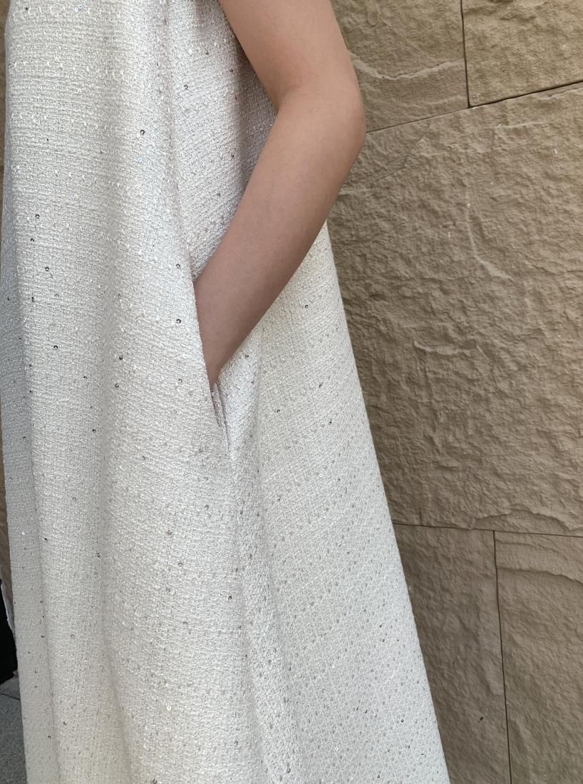 CHRISTELLE LAME TWEED DRESS - BIRTHDAY BASH