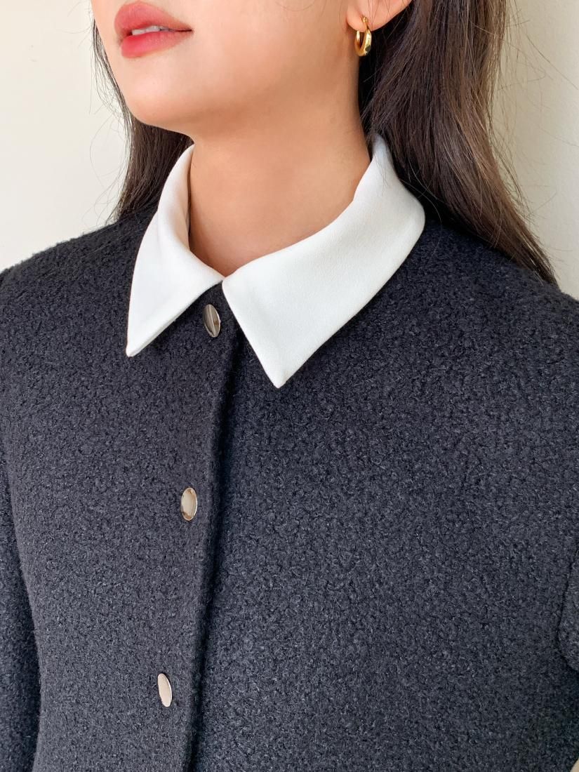 ジャケット・アウター 2WAY COLLAR BOUCLE JACKET 2WAY COLLAR BOUCLE JACKET - BIRTHDAY BASH