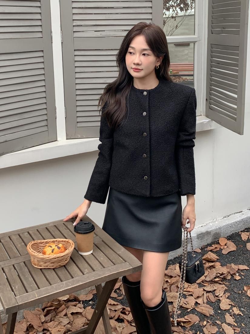 ジャケット・アウター 2WAY COLLAR BOUCLE JACKET 2WAY COLLAR BOUCLE JACKET - BIRTHDAY BASH