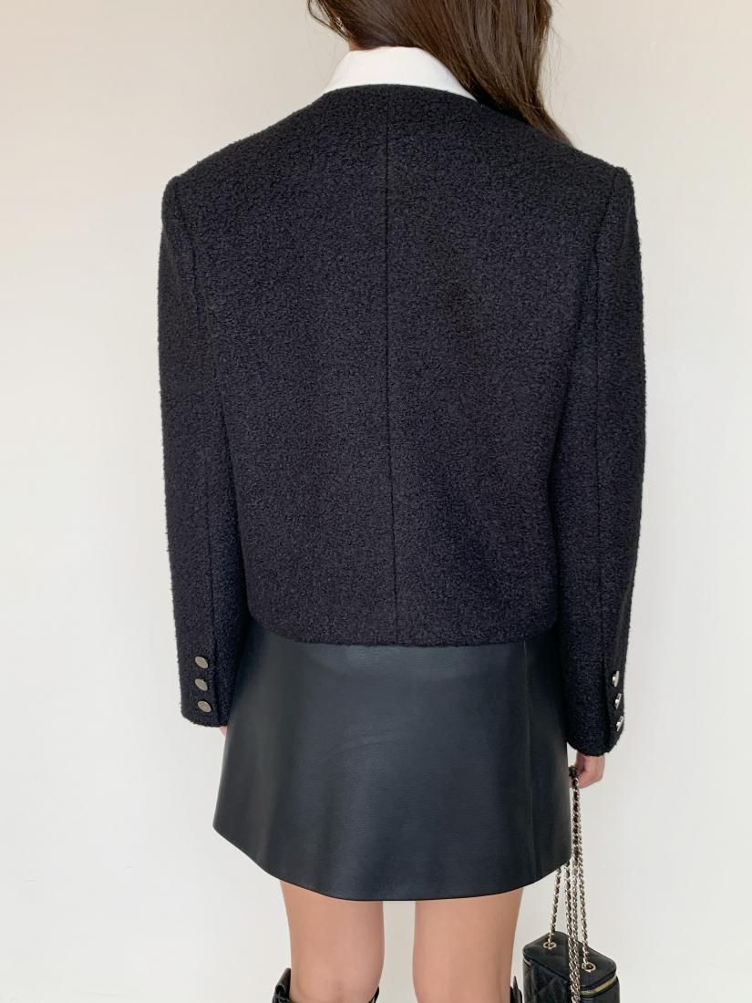 ジャケット・アウター 2WAY COLLAR BOUCLE JACKET 2WAY COLLAR BOUCLE JACKET - BIRTHDAY BASH