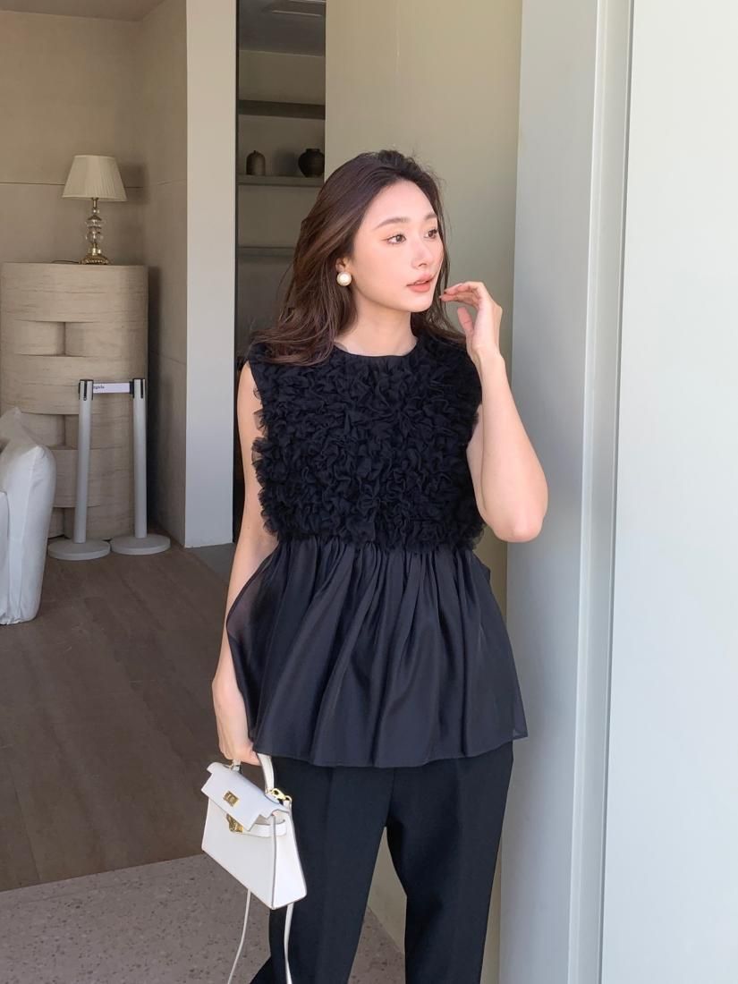TULLE DOCKING SHEER TOPS - BIRTHDAY BASH