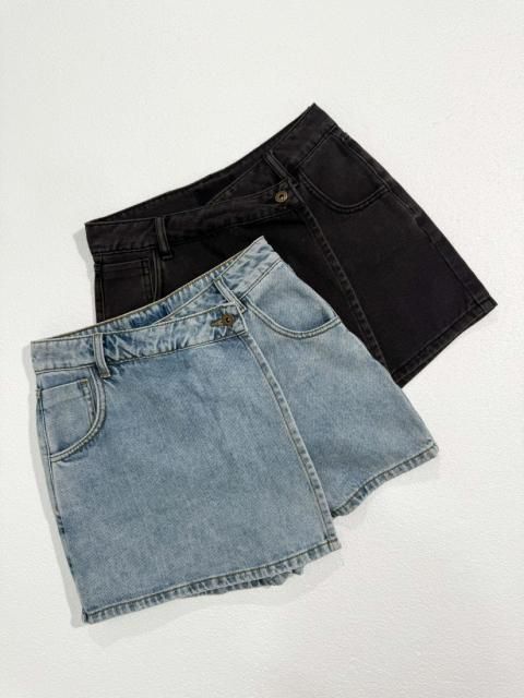 DECORATIVE DENIM SHORT PANTS