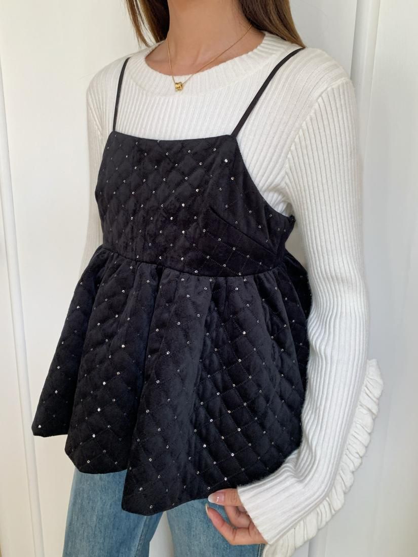 FRILL SLEEVE KNIT - BIRTHDAY BASH