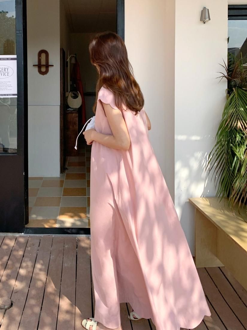 6【美品】バースデーバッシュ　SCALLOPED A LINE DRESS SCALLOPED A LINE DRESS - BIRTHDAY BASH