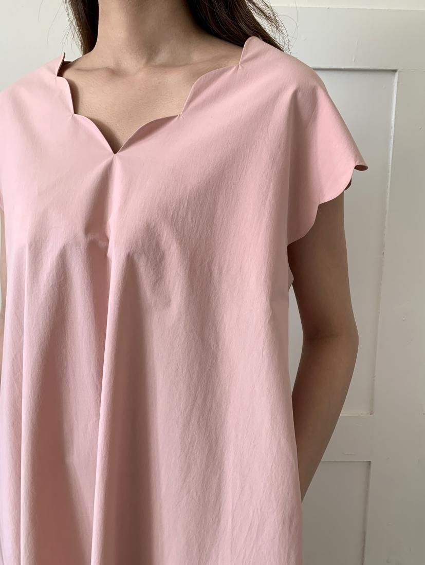 SCALLOPED A LINE DRESS - BIRTHDAY BASH