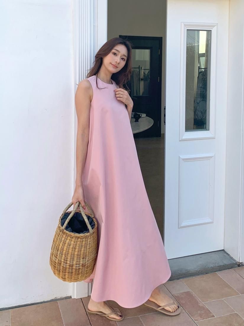 撥水加工】A LINE COLOR DRESS - BIRTHDAY BASH