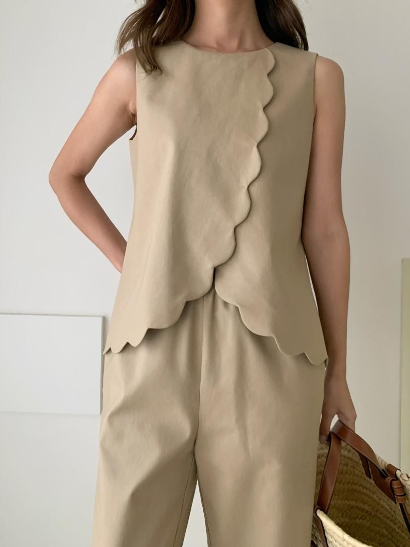 SCALLOPED SET UP LINEN100 - BIRTHDAY BASH