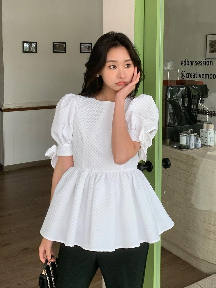 RIBBON VOLUME PUFF TOPS - BIRTHDAY BASH
