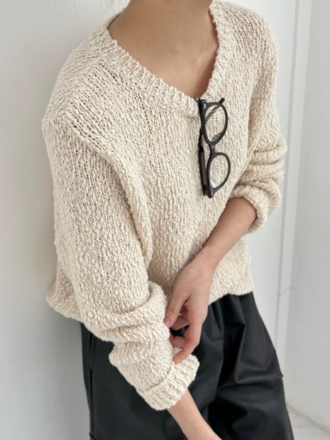 KR ROUGHLY KNIT TOPS