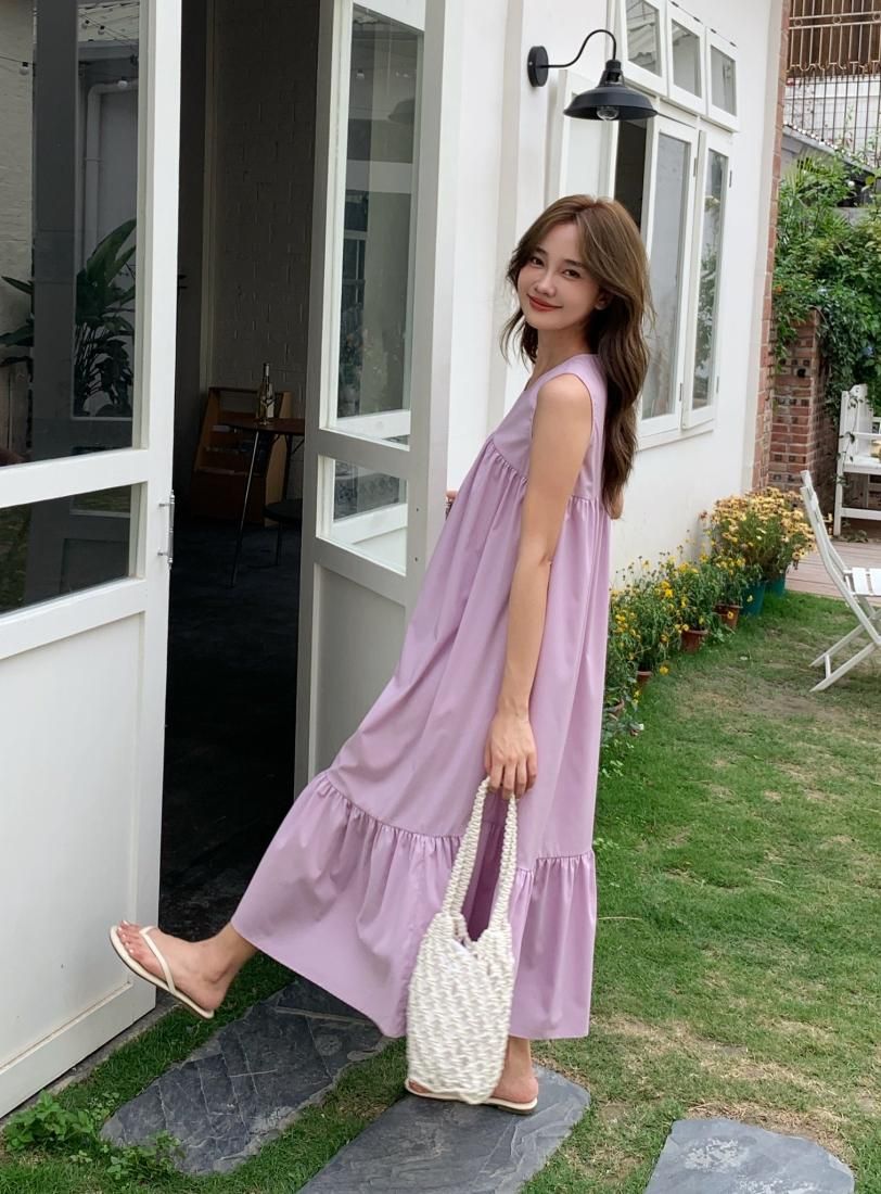 COLOR TIERED MIDI DRESS - BIRTHDAY BASH