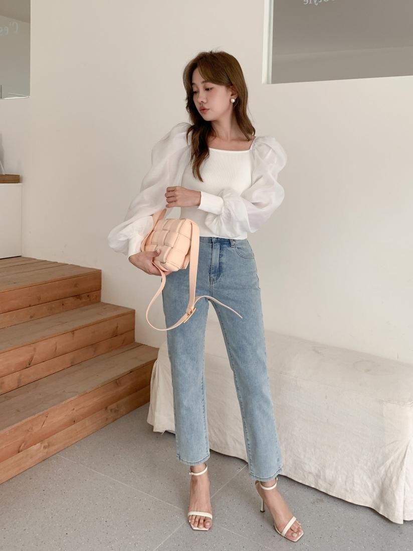 2WAY SHEER VOLUME SLEEVE TOPS - BIRTHDAY BASH