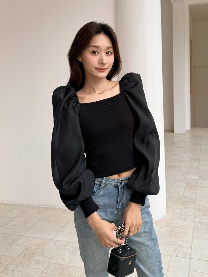 バースデーバッシュ　2way トップス RE ORDER】2WAY LACE COLLAR TUCK PEPLUM TOPS - BIRTHDAY BASH