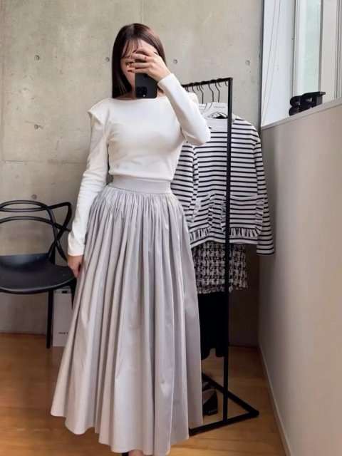 GATHER VOLUME SKIRT