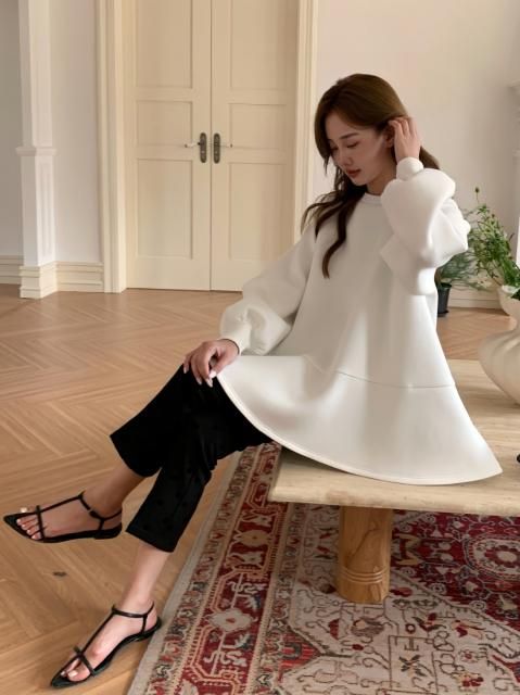 LILITH PEPLUM OVERSIZE TOPS