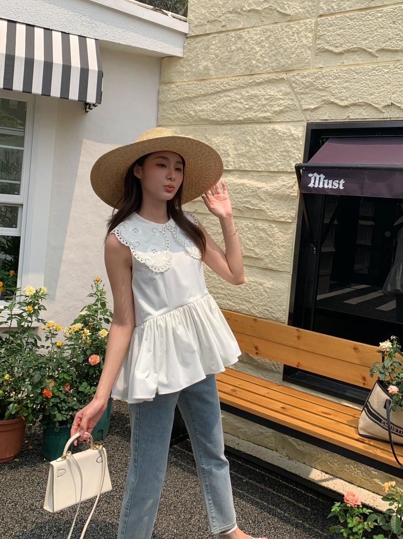 LACE COLLAR NS TOPS - BIRTHDAY BASH