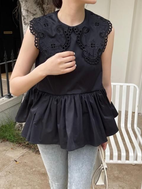 LACE COLLAR NS TOPS
