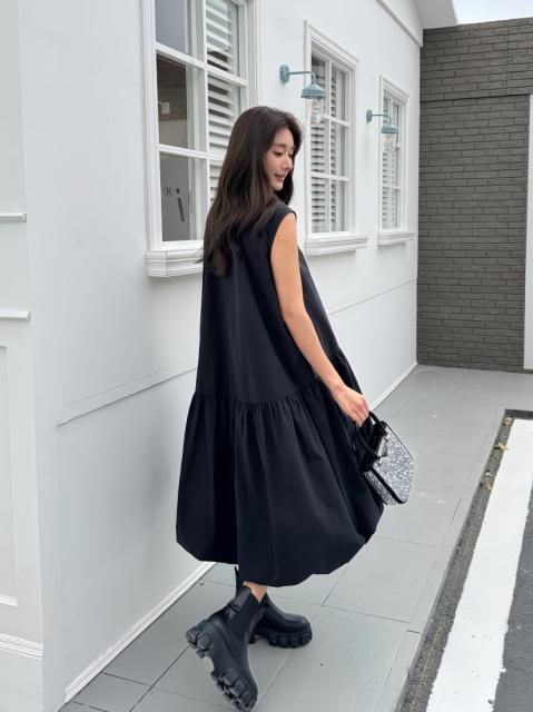 HEM BALLOON NS DRESS