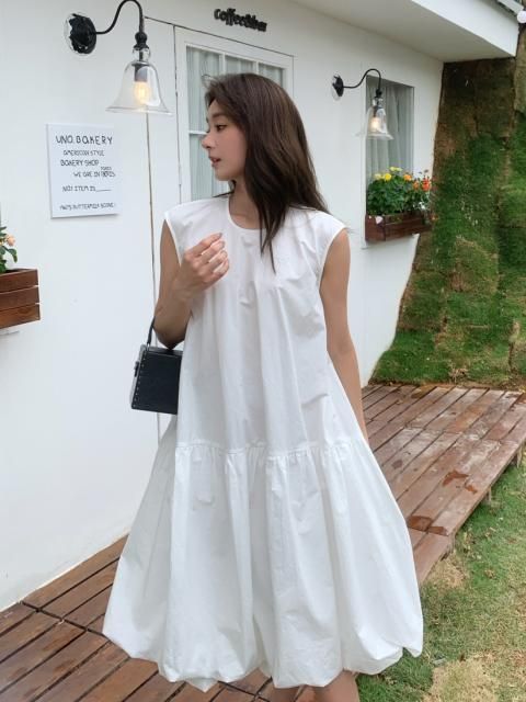 HEM BALLOON NS DRESS