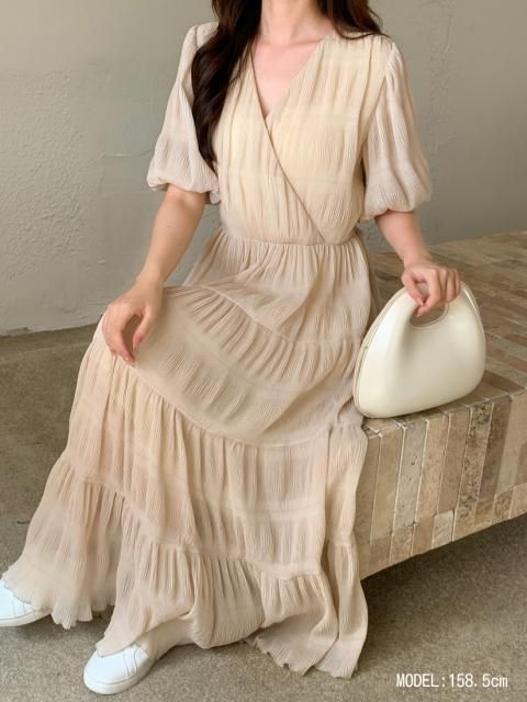 SHEER SHORT SLEEVE DRESS