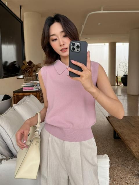 NS COLLAR KNIT TOPS