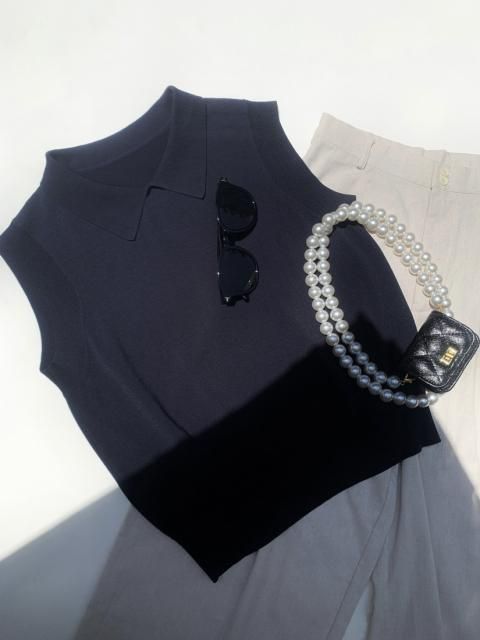 NS COLLAR KNIT TOPS