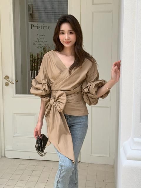 CACHECOEUR RIBBON SHIRT