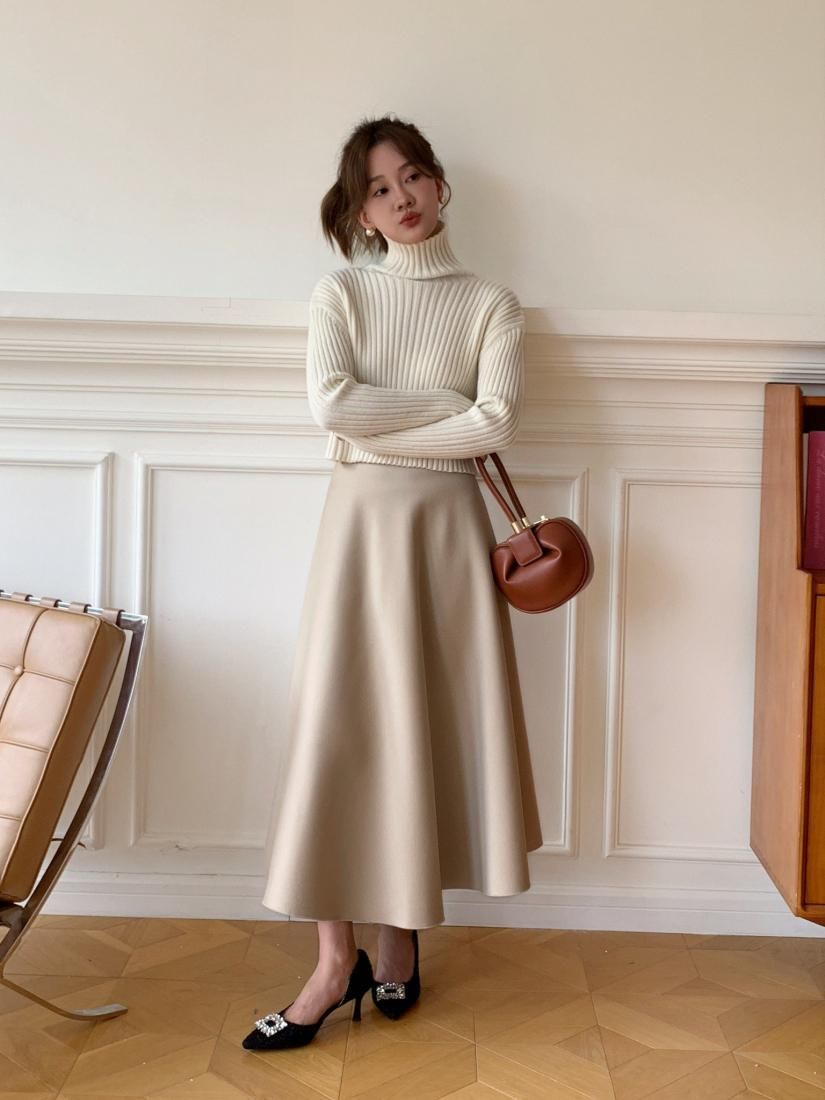 SATIN A LINE BONDING SKIRT - BIRTHDAY BASH