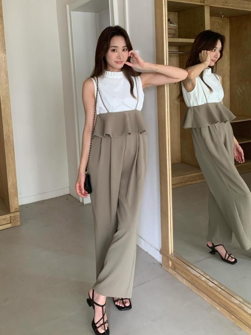 PEPLUM CAMISOLE ROMPERS - BIRTHDAY BASH