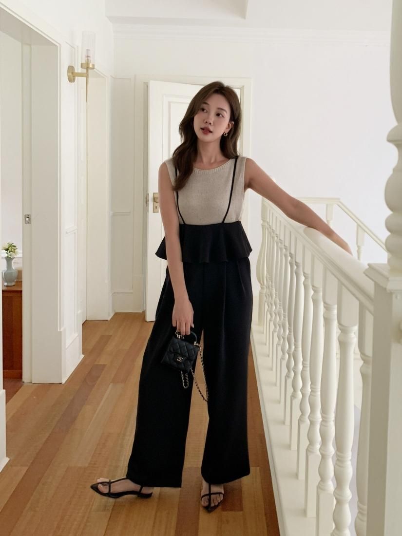 Birthday bash▶︎TWEED FRINGE V ROMPERS