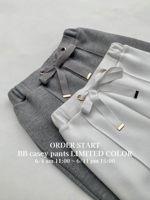 6/4 am11:00 ORDER STARTBB casey pants LIMITED COLORڽPRICE