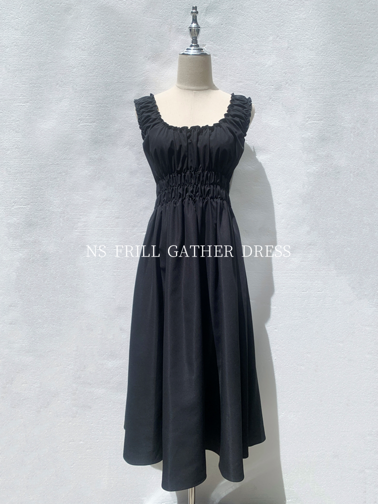 NS FRILL GATHER DRESS - BIRTHDAY BASH