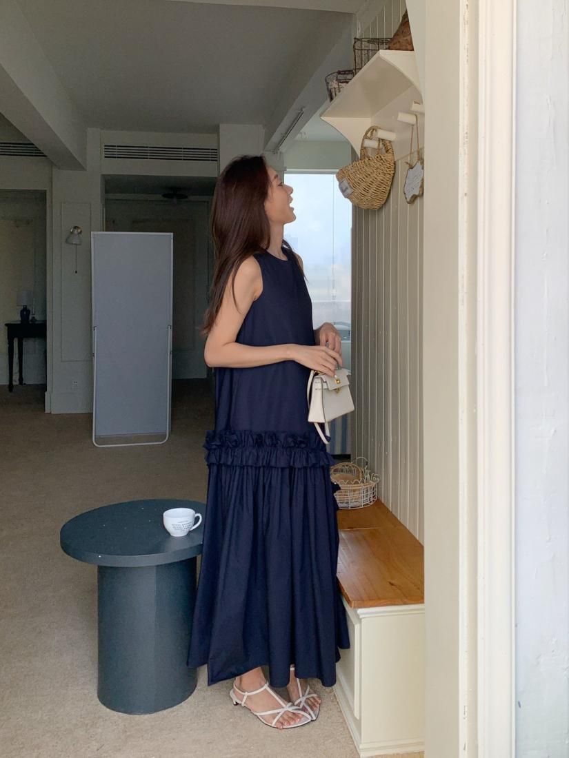 FRILL A LINE DRESS - BIRTHDAY BASH