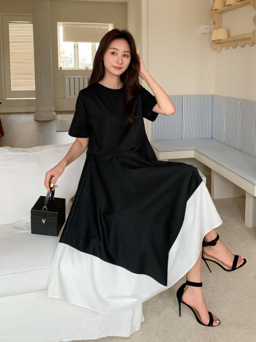 DOUBLE COLOR LADY DRESS - BIRTHDAY BASH