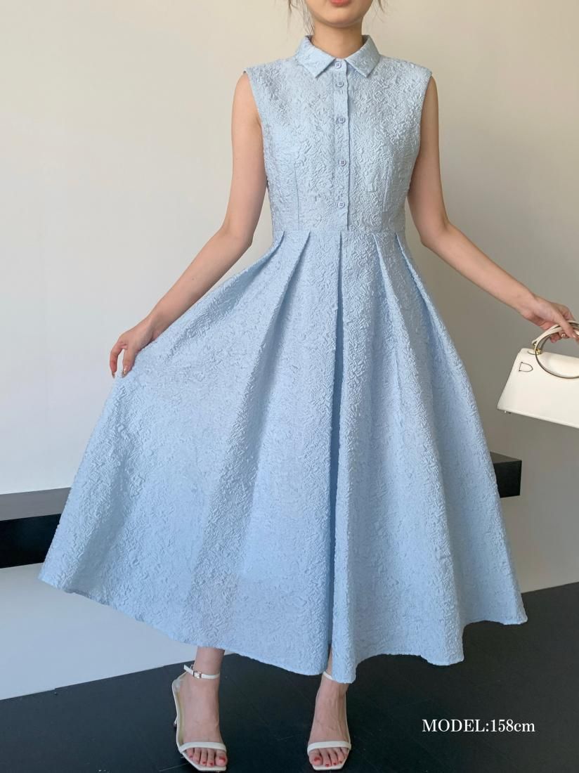 受注生産】NS JACQUARD HEPBURN DRESS【2/17am11:00ORDER START
