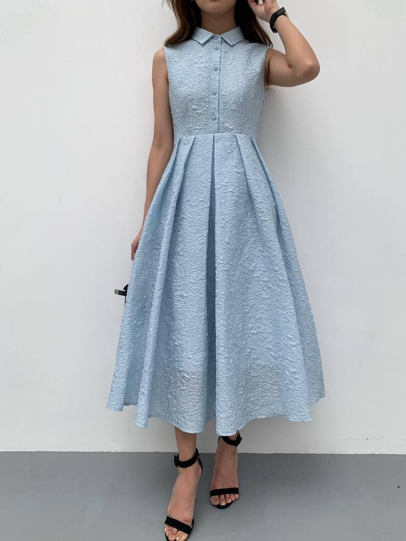 受注生産】JACQUARD HEPBURN DRESS【2/19pm14:00REORDER START