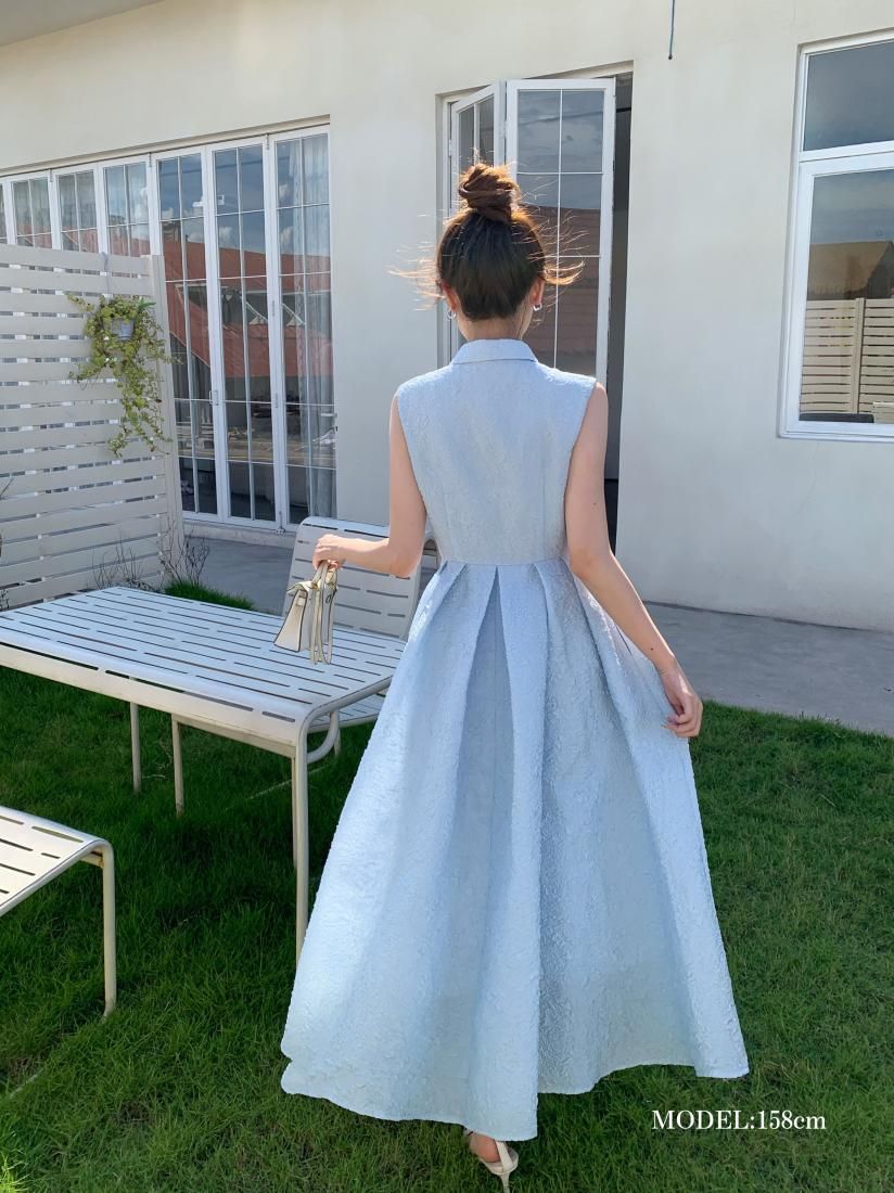 NS JACQUARD HEPBURN DRESS - BIRTHDAY BASH