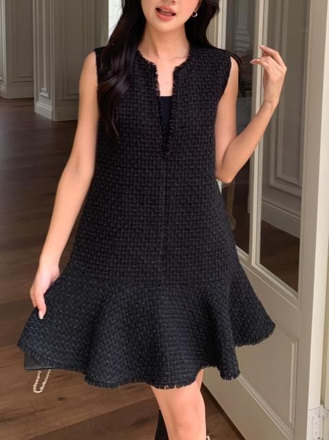 AGGIE TWEED DRESS