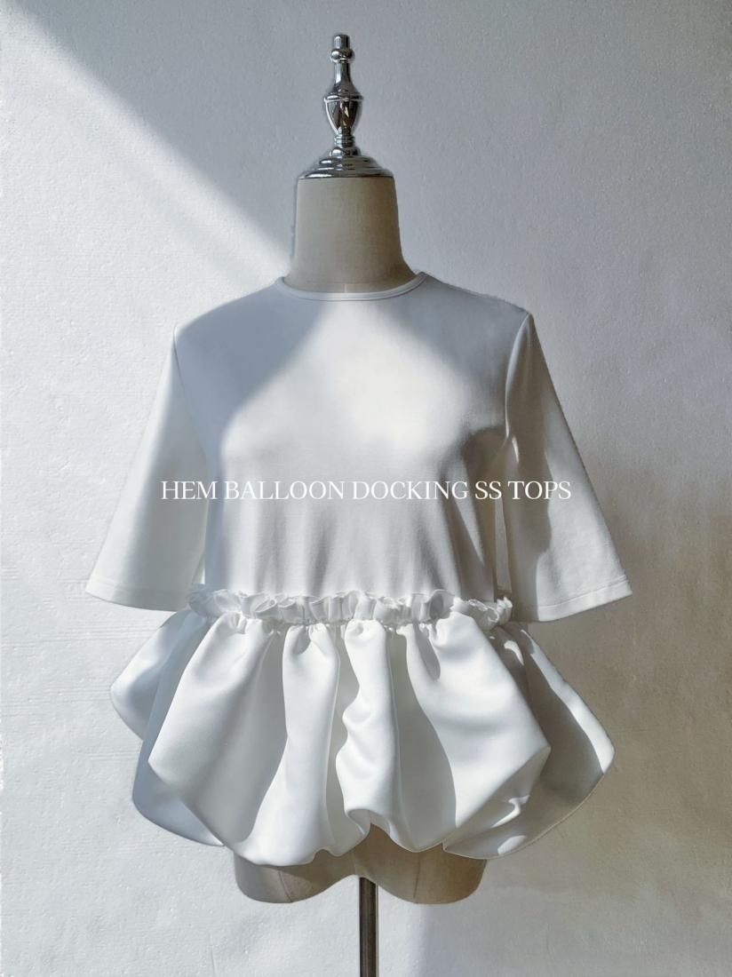 HEM BALLOON DOCKING SS TOPS - BIRTHDAY BASH