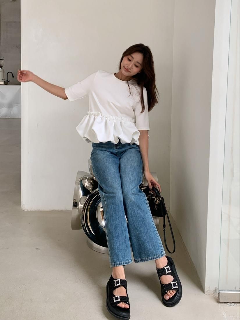 Docking Balloon Hem T-shirt ドッキングバルーンヘムT Docking Balloon Hem T-shirt ドッキングバルーンヘムT Docking