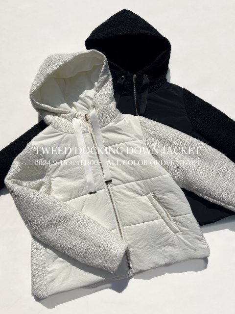 9/15 am11:00 ORDER STARTTWEED DOCKING DOWN JACKET