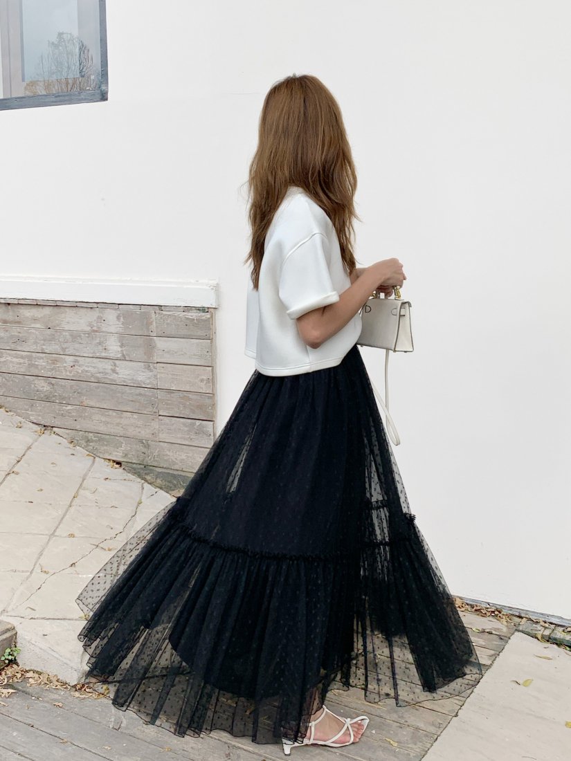 DOT TULLE VOLUME SKIRT - BIRTHDAY BASH