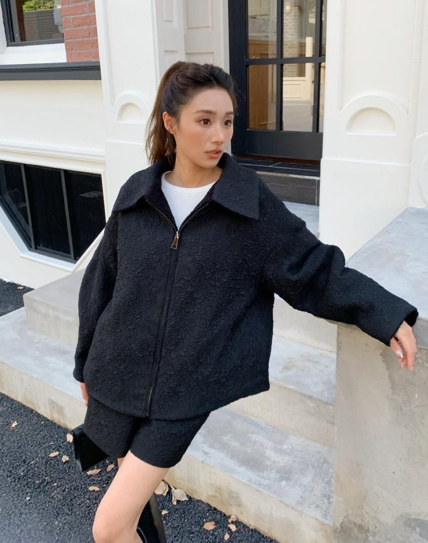 Ameri（アメリ）の「2WAY REVERSIBLE BOA JACKET（ムートン