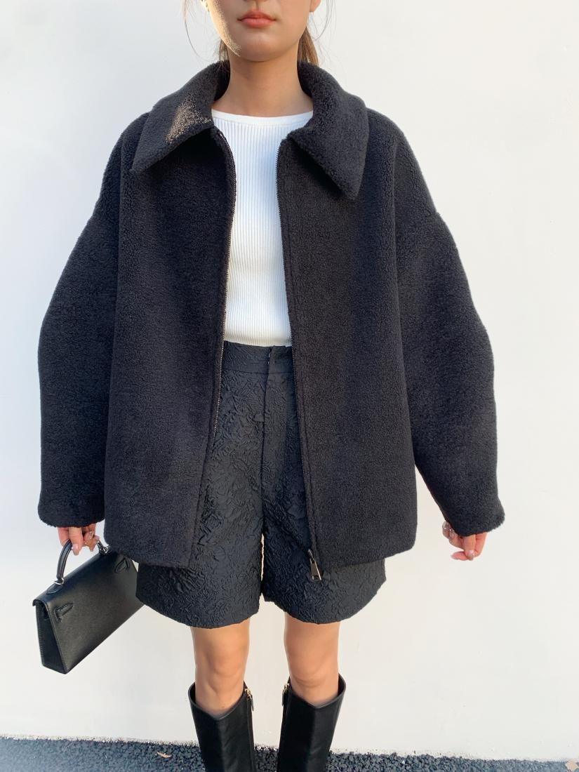 2WAY REVERSIBLE BOA JACQUARD JACKET - BIRTHDAY BASH
