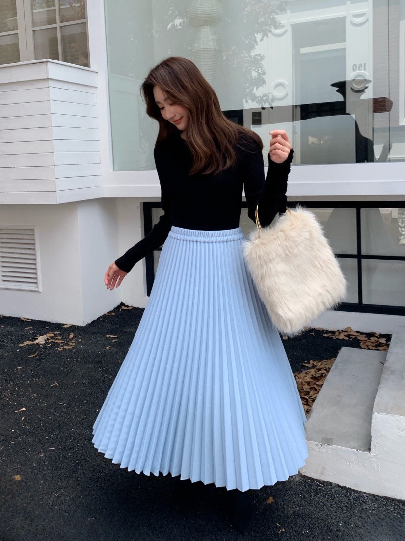 BB MIDI PLEATS SKIRT - BIRTHDAY BASH