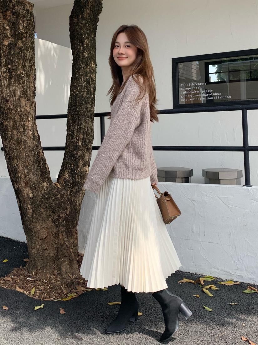 BB MIDI PLEATS SKIRT - BIRTHDAY BASH
