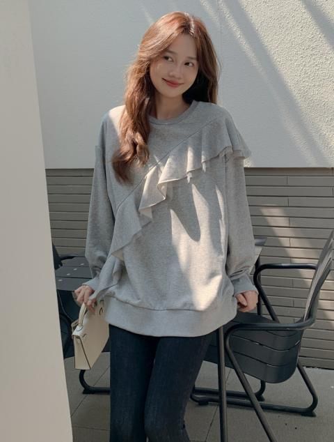 FRILL PULLOVER TOPS