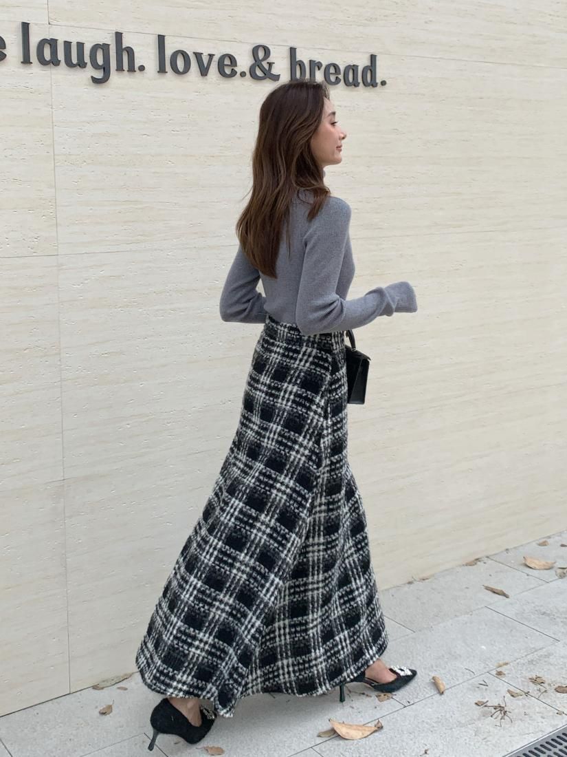 CHECK FLARE SKIRT - BIRTHDAY BASH