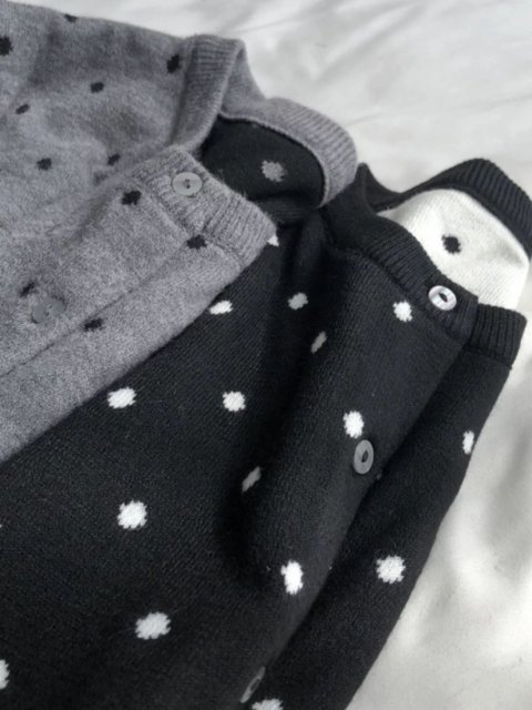 DOT KNIT CARDIGAN