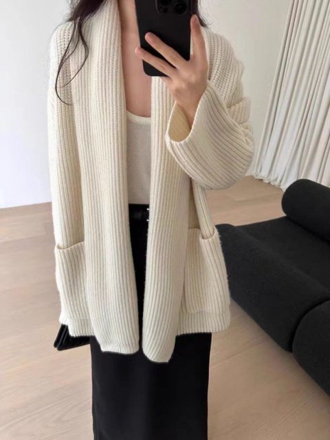 KR LOW GAUGE CARDIGAN